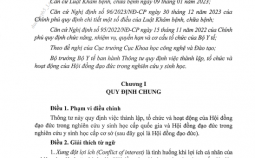 Thông tư quy định việc thành lập, tổ chức và hoạt động của Hội đồng đạo đức trong nghiên cứu y sinh học