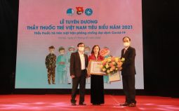 Bác sĩ trẻ Dự án 585 là 1 trong 10 thầy thuốc trẻ Việt Nam tiêu biểu năm 2021