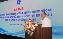 Hội thảo đánh giá 10 năm hoạt động nghiên cứu phát triển sản phẩm mới và góp ý dự thảo Thông tư thay thế Thông tư 29/2018/TT-BYT quy định về thử thuốc trên lâm sàng