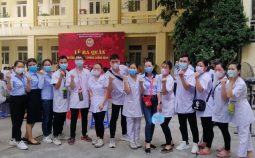 Thầy và trò Trường Cao đẳng Y tế Hà Nội lên đường chi viện cho tỉnh Bắc Giang